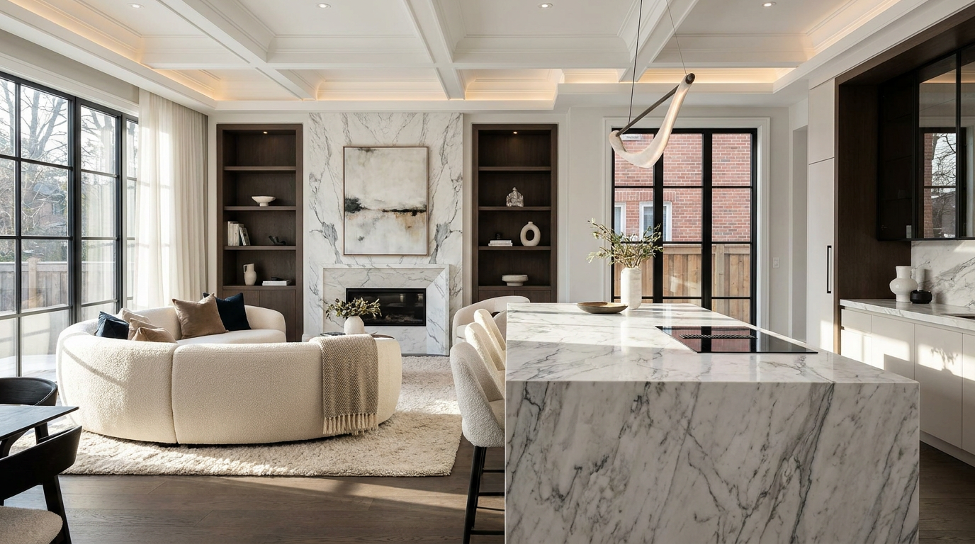 Exploring the Elegance of Marble Finishes in Interior Design