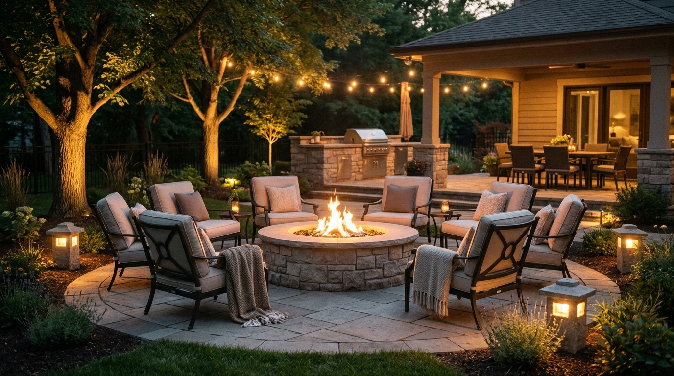 Creating the Perfect Outdoor Fire Pit Area for Cozy Gatherings