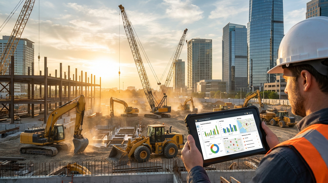 Revolutionizing Construction with Equipment Monitoring Technology Through Data Analytics