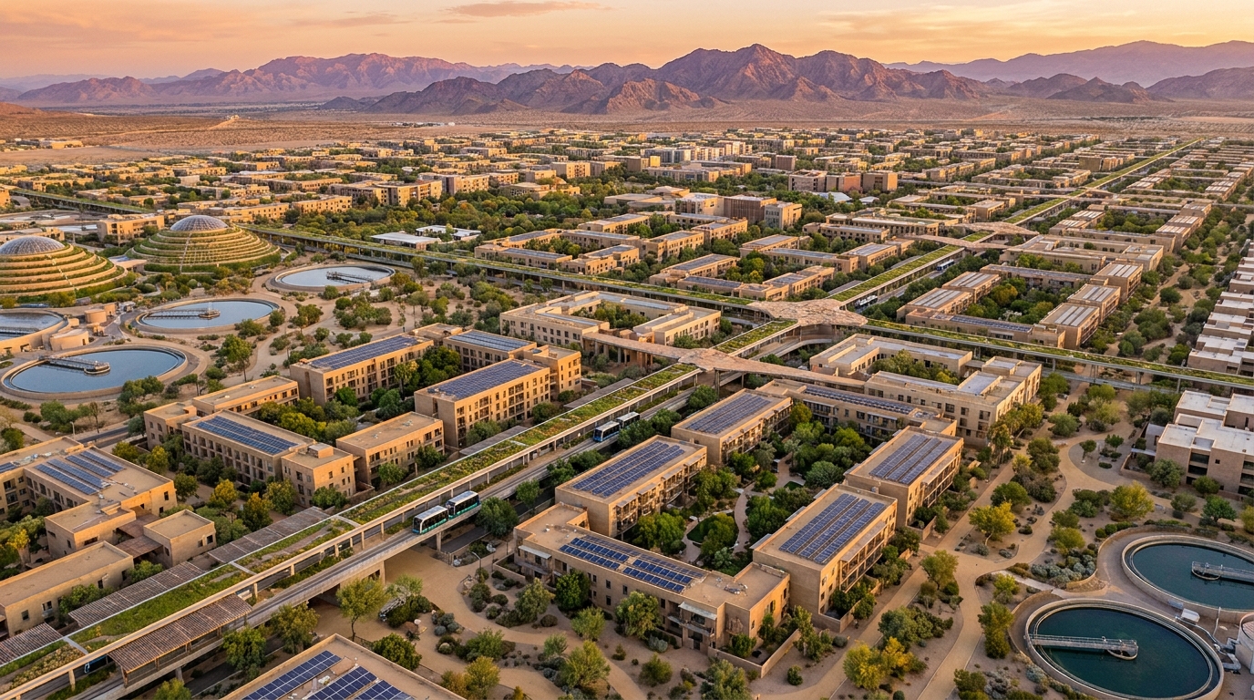 Building the Future: Designing Desert Smart Cities for Sustainable Living